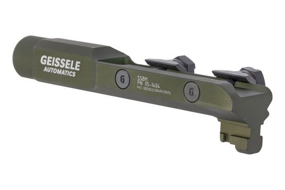 Geissele Automatics OD Green bayonet mount.